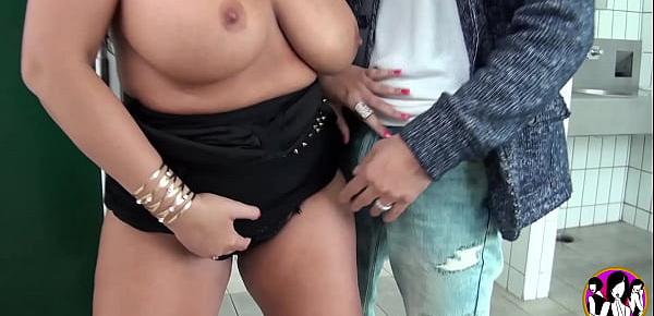  Chubby big tits Tatiana stops to a rest area to fuck a biker